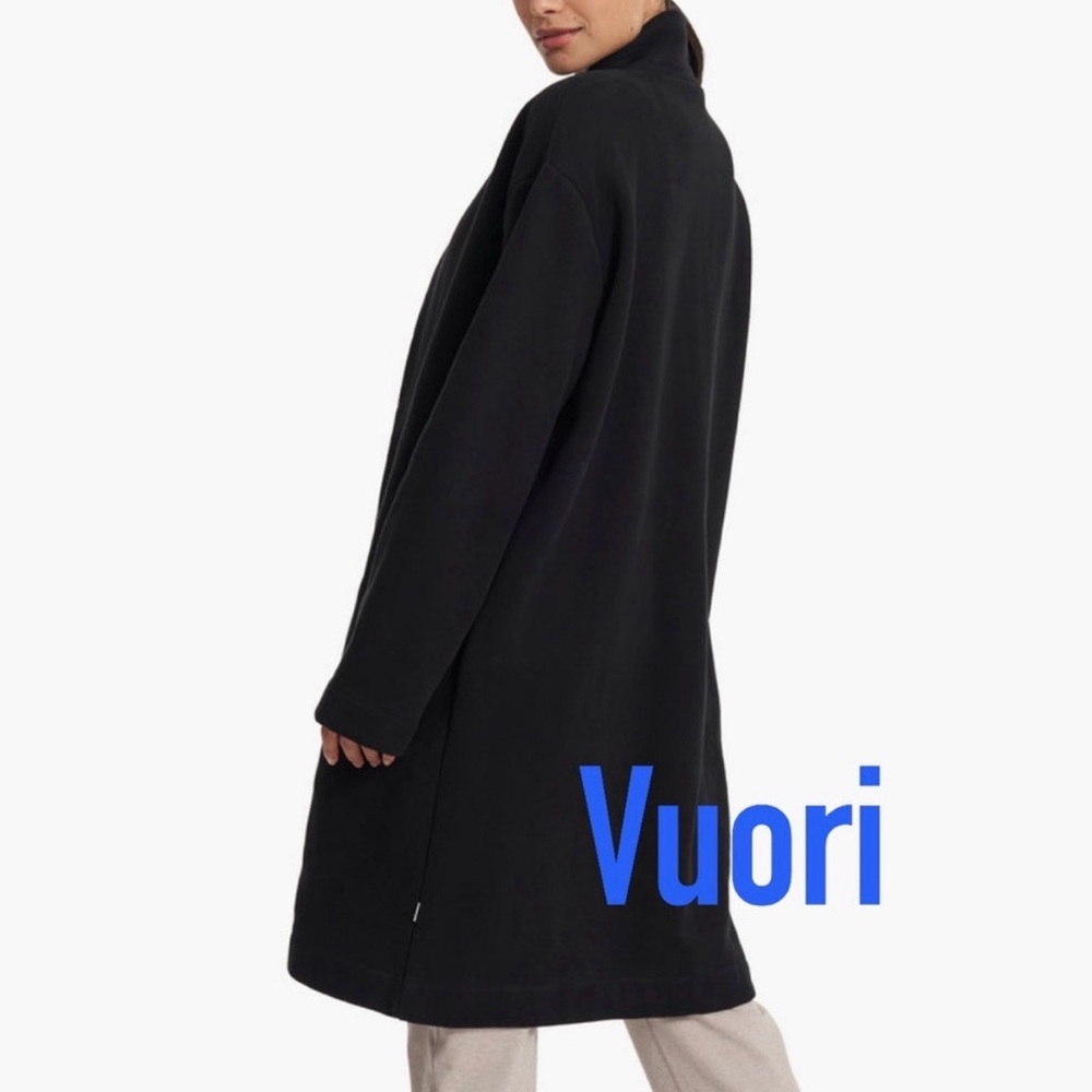 Vuori Restore Long Coat Black Size Medium/Large - Picture 4 of 10